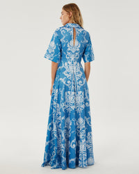 Posie Cotton Maxi Dress - Barocco