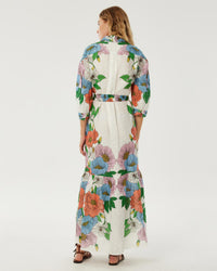 Bianca Linen Maxi Dress - Salento Placement