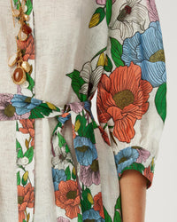 Bianca Linen Maxi Dress - Salento Placement