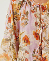 Henri Rami Top - Sun Fire Garden - Lilac