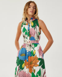 Biba Cotton Maxi Dress - Salento