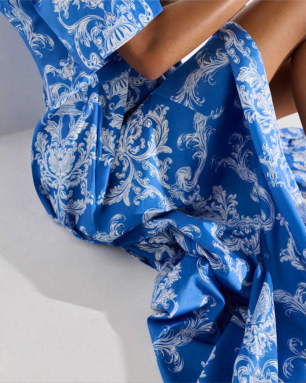 Posie Cotton Maxi Dress - Barocco