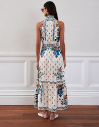 Biba Cotton Maxi Dress - Magical Blossom Cream
