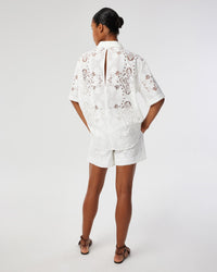 Akari Lace Top - White