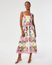 Ninet Cotton Midi Dress - Botanica