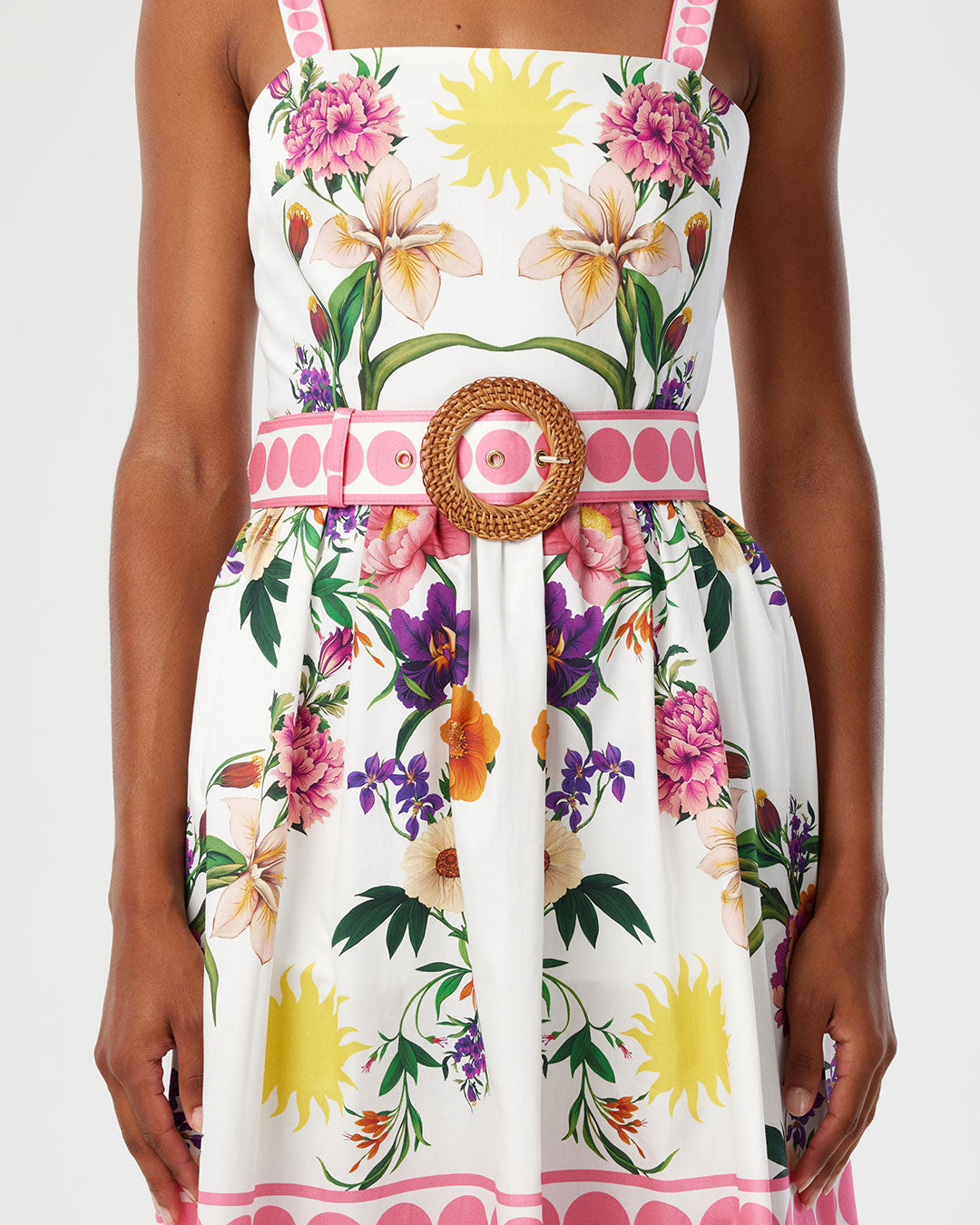 Ninet Cotton Midi Dress - Botanica