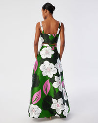 Bellamy Taffeta Skirt - Obscura